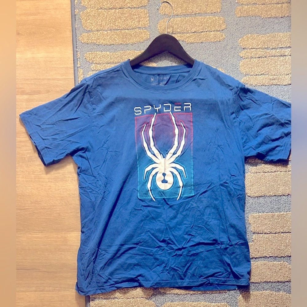 Spyder Blue Graphic Logo T-Shirt